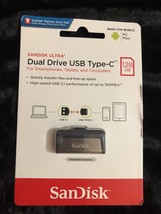 San Disk - SDDDC2-128G-G46 128GB Ultra Dual Drive Usb Type-C - £15.80 GBP