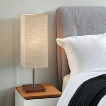 Wildside Paper Shade With Walnut Wood Table Lamp - $115.67