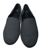 Time &amp; True Women&#39;s Casual Black Slip On Loafers Knot Flat Comfortable Used S7.5 - £14.94 GBP