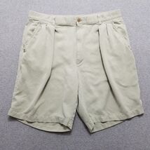 Tommy Bahama Shorts Mens 38 Ivory Beige Chino Casual Pockets 100% Silk - €16,10 EUR