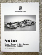 Porsche Official 987 911 Cayenne Cayman S Fact Book Brochure 2006 Usa Edition - £19.66 GBP