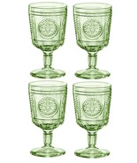 Bormioli Rocco Romantic Stemware Drinking Glass, Set of 4, 10.75 oz Past... - £51.89 GBP