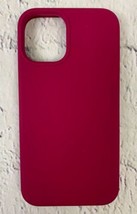 Liquid Silicone Case fits iPhone 11 6.1in 2019 Gel Rubber Wine Red - £10.16 GBP
