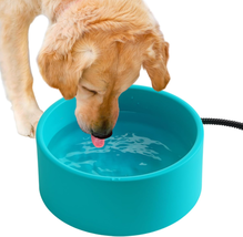 3.2L Large Heated Water Bowl for Outdoor, 30W Thermostatic Control Heati... - $44.71