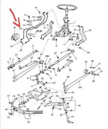 New OEM new Holland Front Axle Hydraulic Tube E4NN3A563BA - $1,854.62 MXN