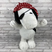 20 Inch Snoopy Peanuts Pirate Halloween Porch Door Greeter Standing Plush  - £25.10 GBP