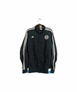 Chelsea Training Football Bomber Jacket Adidas Blue Young Size L 13-14YR... - $32.41