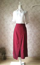 Summer Khaki Linen Pants Wide Leg LINEN Cotton PANTS Women Wrap Palazzo Pants image 4