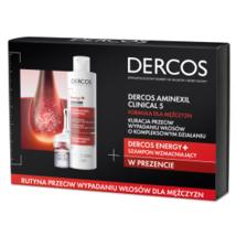Vichy Dercos Aminexil Clinical 5 set, anti-hair loss treatment for men+s... - $103.00
