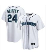 Legend Ken Griffey Jr. #24 Men's Replica 1998 Mariners Jersey - All Stit... - $49.99