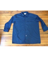 Dickies USA Made cotton Blend Navy blue Button Down Work Shirt Mens 3XL ... - £23.45 GBP