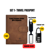 RFID Travel Passport Holder with Luggage Locks &amp; Tags Travel Accessories... - $56.59