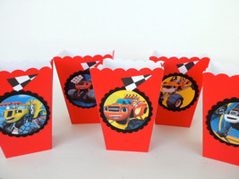 Blaze and the Monster Machines Party favors Popcorn/Candy box SET OF 10 - £10.94 GBP