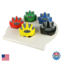 CanDo Digi-Squeeze Hand Exerciser, Large, Set of 5 (Yellow, Red, Green, ... - $45.91