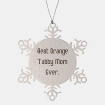 Orange Tabby Cat Gifts for Cat Lovers, Best Orange Tabby Mom Ever, Joke Orange T - £19.74 GBP