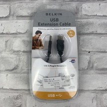 Belkin 6Ft USB Extension Cable USB A Plug/A Receptacle New Sealed Package - £9.15 GBP