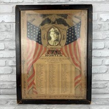 Company K Fourth Illinois Infantry Fort Sam Houston Texas Framed War Roster - £96.38 GBP