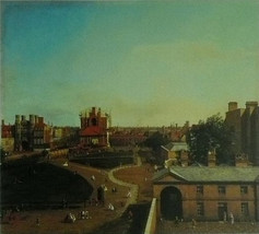 London: Whitehall &amp; the Privy Garden from Richmond House  - Canaletto - Framed P - £25.45 GBP