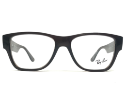 Ray-Ban Eyeglasses Frames RB7028 5392 Matte Brown Square Full Rim 55-17-145 - £82.03 GBP