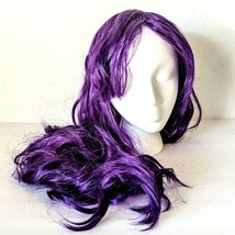 32&quot; Cosplay Long Hair Wig Curly Wave Hairs Purple - £8.59 GBP