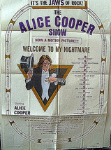 ALICE COOPER SHOW:(WELCOME TO MY NIGHTMARE)1975 ONE SHEET MOVIE POSTER - £221.81 GBP