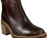 TIMBERLAND WOMEN&#39;S SIENNA HIGH RUST FULL GRAIN LEATHER ZIP BOOTS, A1YMG - $89.99
