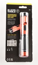 *Klein Tools 56040 Rechargeable LED Focus Flashlight with Laser Orange - $39.99