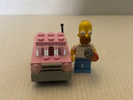 Official LEGO Simpsons Homer &amp; Micro Car Loose Set - $234.05 MXN