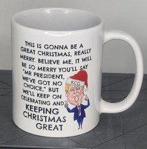 Trump Merry Christmas Keep Christmas Great Ceramic Mug Coffee Cup  Gift ... - $5.94