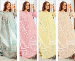 Women Wedding Salwar Kameez Suit Georgette heavy Indian ethnic embroider... - $50.21+