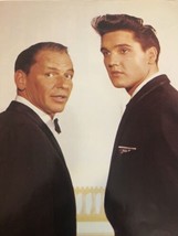 Elvis Presley Magazine Pinup Elvis And Frank Sinatra - $3.95