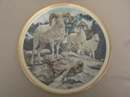 DALL SHEEP collector plate NORMAN ADAMS American Wildlife  LENOX - $40.00