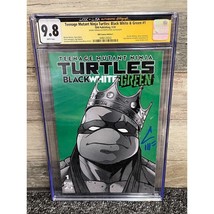 TMNT Black White &amp; Green #1 Biggie Smalls Homage CGC 9.8 Signed by Javon... - $154.79