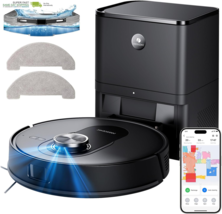 Max Robot Vacuum Mop with Self-Empty Station, 6000Pa 200Min Robotic Vacu... - $321.95