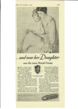 1928 Colgate Ribbon Dental Cream Vintage Print Ad Woman Daughter Tooth Care - $12.55