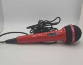 ELECTRONICS Red Dynamic Karoke Machine Micro Phone 7.5 feet long cord - £7.40 GBP