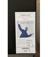 MORRISSEY - VINTAGE ORIGINAL GERMAN 1991 UNUSED WHOLE FULL CONCERT TICKET - $30.00