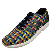 Adidas Running Shoes Men 9.5 Art ZX Flux Weave Multicolor Torsion Sneaker S82749 - £31.30 GBP