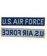 U.S. AIR FORCE NAME TAPE - SILVER OVER BLUE NEW - $3.96