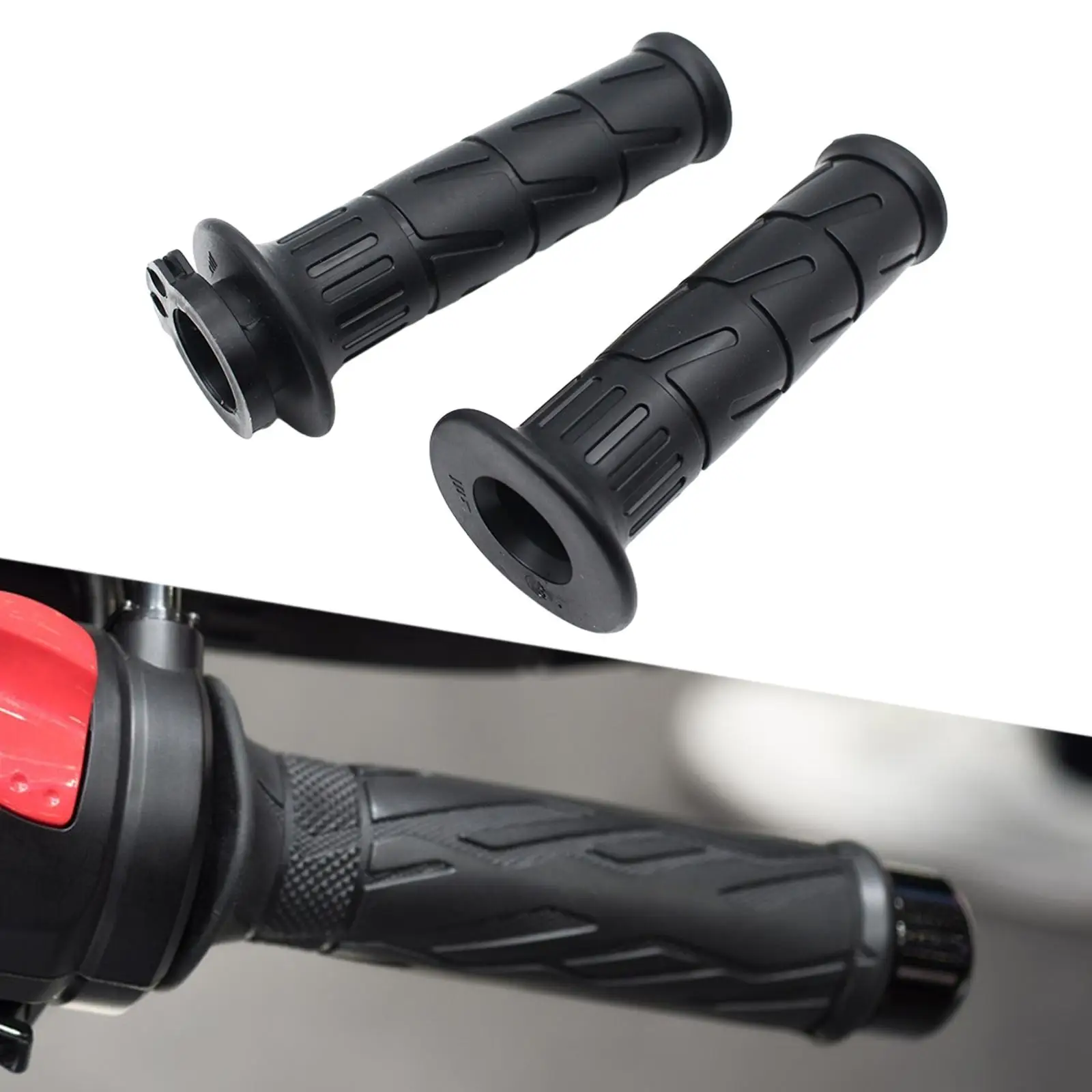 Motorcycle Handle Grip Gel Sleeve High Performance Comfortable Motorcycle - £14.50 GBP