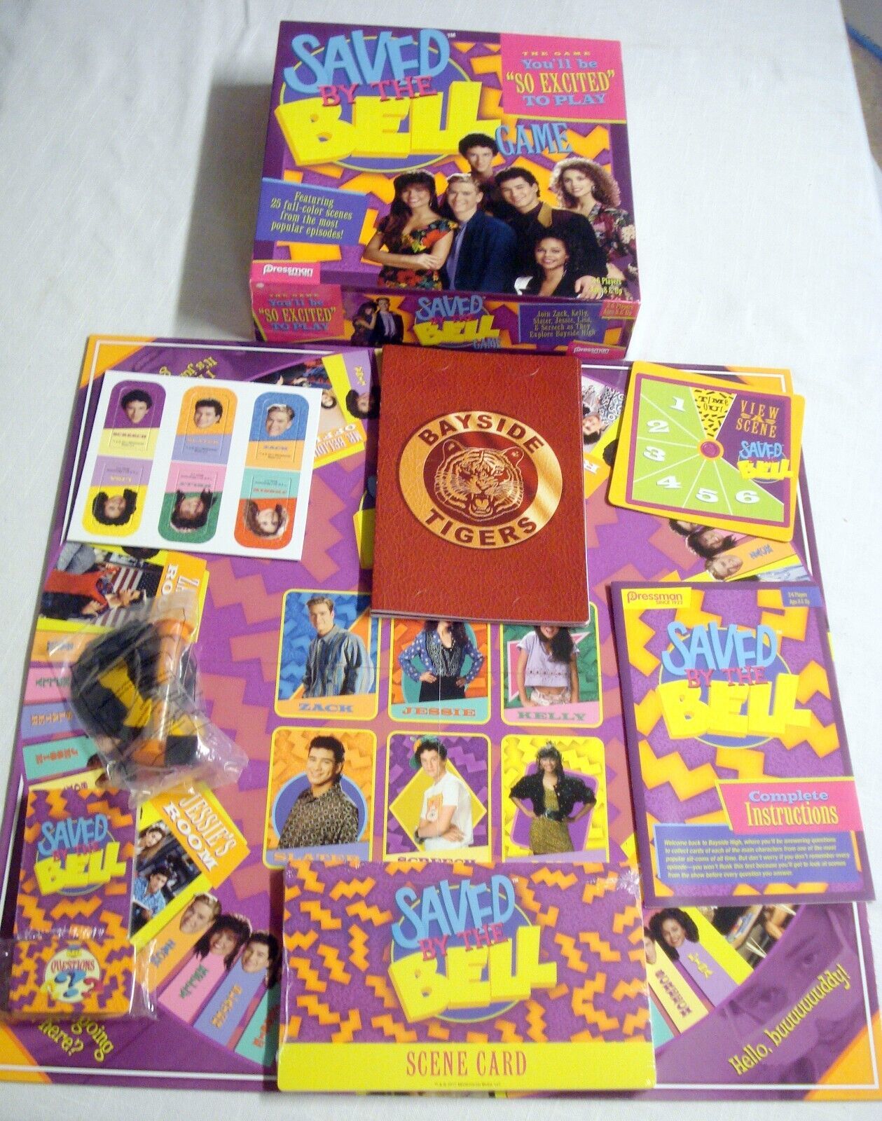 Saved By The Bell Game Complete Pressman 2017 TV Board Game Mario Lopez - £7.98 GBP