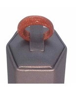 Goldstone Stone Band Ring - 5.75 - $24.37 CAD