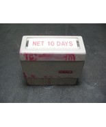 Ideal1 Ink Stamper Net 10 Days Red Ink Made in USA USED - $9.56 CAD