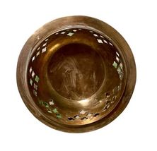 Vintage Brass Incense Burner Censer - Foo Dog Lion Stand 8" - Hong Kong Lid image 5