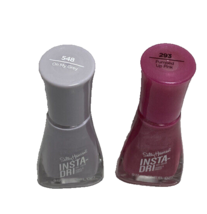  Sally Hansen Insta Dri Polish 548 Oh My Gray &amp; 293 Pumped Up Pink - $9.89