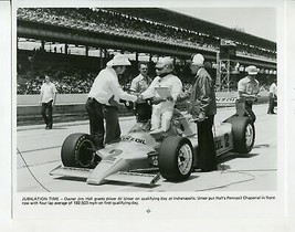 Jim Hall-Al Unser-#2-Pennzoil Chaparral-Indy-500-B&amp;W-8x10-Racing Photo - £17.10 GBP