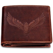 URBAN FOREST Zeus Caramel Brown Leather Wallet for Men | Fast Shipping - $31.54