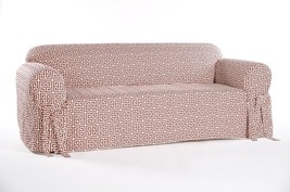 All cotton Roman Key Print Couch/Sofa/Loveseat/Arm Chair Slip Cover - $83.26 CAD+