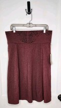 NWT Royal Robbins Burnt Umber Essential Rollover Jersey Skirt Size L UPF... - $28.05