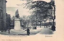 Hannover Germany~Alten Denkmal Am WATERLOOPLATZ~1900 G Kuglemann Photo Postcard - £10.46 GBP